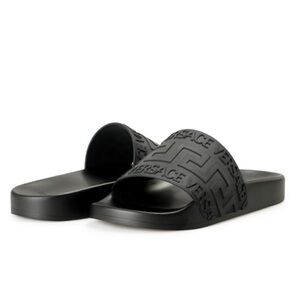 New Versace Pool Slide Greca Gomma Size 43